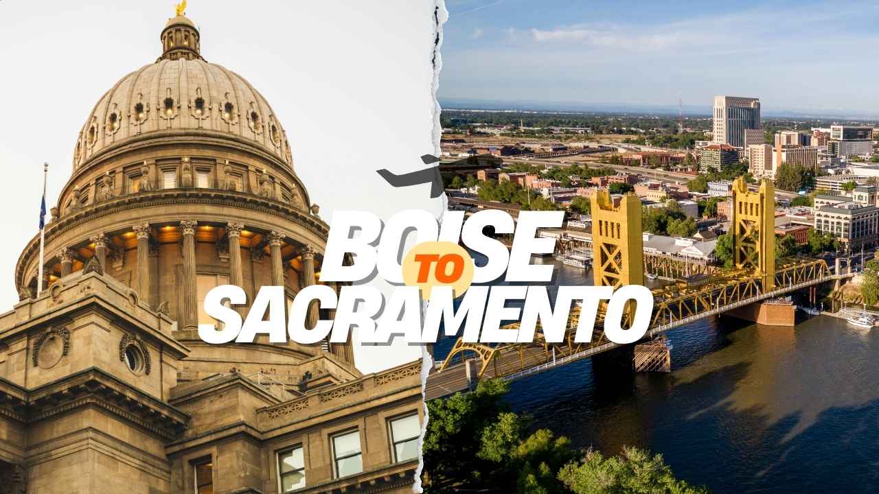 Flights from Boise to Sacramento