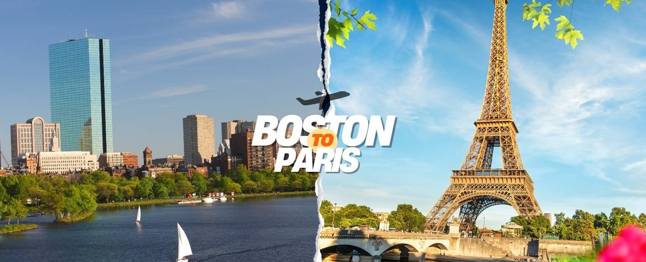 Flights from Boston to Paris