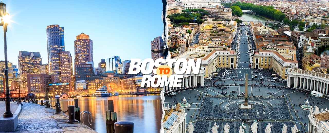 Flights from Boston to Rome