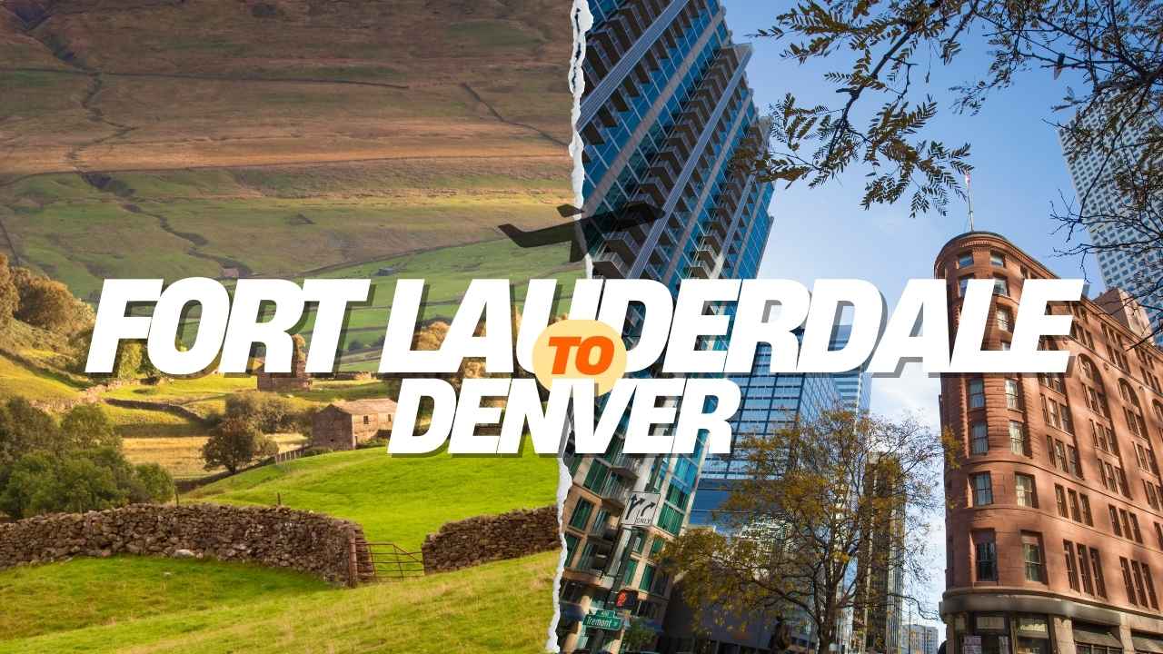  Flights from Fort Lauderdale to Denver 
